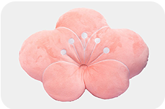 桃花抱枕